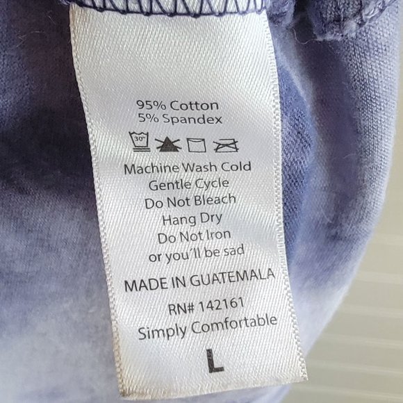 Blue Tie Dyed Lularoe Marie - Picture 2 of 2